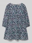 Tom Tailor Tailliertes Freizeitkleid mit Allover Print und Volants in ...