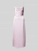 Vila Maxikleid mit Wasserfall-Ausschnitt Modell 'RAVENNA' in Rosa, Grö...