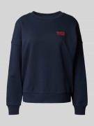 Tom Tailor Denim Regular Fit Sweatshirt aus reiner Baumwolle in Dunkel...