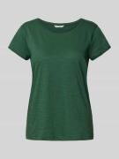 Tom Tailor Regular Fit T-Shirt aus reiner Baumwolle in Dunkelgruen, Gr...