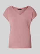 Vero Moda Comfort Fit T-Shirt mit Modal-Anteil Modell 'FILLI' in Rosa,...