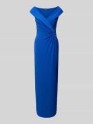 Lauren Ralph Lauren Abendkleid mit Knotendetail Modell 'LEONIDAS' in B...