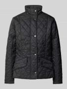 Barbour Steppjacke mit Stehkragen Modell 'Flyweight Cavalry' in Black,...