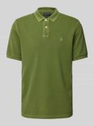 Marc O'Polo Regular Fit Poloshirt aus reiner Baumwolle mit Logo-Stitch...