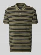 Marc O'Polo Regular Fit Poloshirt aus Baumwoll-Piqué in Oliv, Größe L