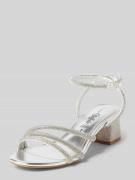 Buffalo Sandalette mit Strasssteinbesatz Modell 'LILLY' in Silber, Grö...