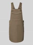 Marc O'Polo Denim Latzkleid mit Brustpattentasche in Oliv, Größe XS