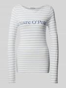 Marc O'Polo Regular Fit Langarmshirt aus gestreiftem Baumwoll-Jersey i...