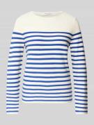 Marc O'Polo Regular Fit Strickpullover aus reiner Baumwolle mit Streif...