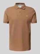 s.Oliver RED LABEL Regular Fit Poloshirt aus Baumwoll-Piqué in Mittelb...