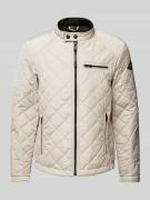 Replay Jacke mit Stehkragen in Beige, Größe L