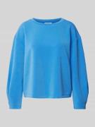 s.Oliver RED LABEL Relaxed Fit Sweatshirt aus Modal-Mix-Scuba in Blau,...