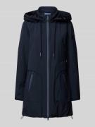 Betty Barclay Jacke mit Zweiwege-Reißverschluss in Marine, Größe 42