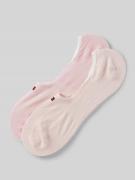 Tommy Hilfiger Füßlinge mit Logo-Print im 2er-Pack in Rosa, Größe 39-4...