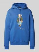 Polo Ralph Lauren Hoodie mit Polo Bear Print in Hellblau, Größe S