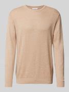 Baldessarini Strickpullover mit Leinen-Anteil Modell 'Kevin' in Beige,...
