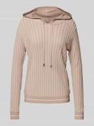 LIU JO SPORT Hoodie mit Kapuze in Taupe, Größe XXL