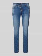 Buena Vista Slim Fit Jeans mit verkürztem Schnitt Modell 'Malibu' in B...