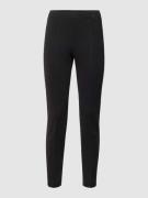 Marc Cain Stretchhose mit Ziernähten in Black, Größe 34