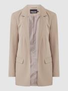 Pieces Blazer mit Reverskragen Modell 'Bossy' in Taupe, Größe S