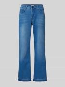Milano Italy Straight Leg Jeans im 5-Pocket-Design in Jeansblau, Größe...
