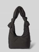 LEFRIK Handtasche mit Knotendetails Modell 'BIWA' in Black, Größe 1