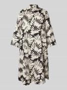 0039 Italy Knielanges Kleid mit verdeckter Knopfleiste Modell 'GRACY' ...