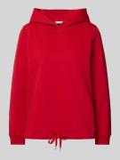 Street One Hoodie mit Kapuze in Rot, Größe 34