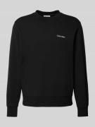 CK Calvin Klein Sweatshirt mit Label-Detail in Black, Größe XXL