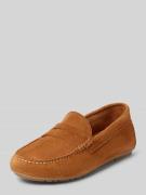Marc O'Polo Slipper mit Zierlasche in Cognac, Größe 36