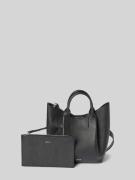 Abro Shopper mit Label-Applikation in Black, Größe 1