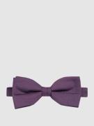 Blick Fliege aus Seide in Purple, Größe 1