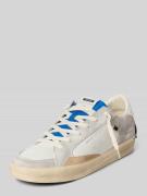 Crime London Sneaker mit Label-Badge Modell 'SK8 DELUXE' in Weiss, Grö...
