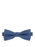 Monti Fliege aus Seide mit Strukturmuster in Dunkelblau, Größe 1