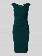 SISTAGLAM Knielanges Cocktailkleid mit Raffungen Modell 'Dania' in Dun...