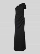 SISTAGLAM Abendkleid mit One-Shoulder-Träger Modell 'MILLIE' in Black,...