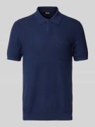Polo Ralph Lauren Slim Fit Poloshirt mit Kentkragen in Marine, Größe S