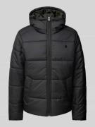 G-Star Raw Steppjacke mit Label-Applikation in Black, Größe M