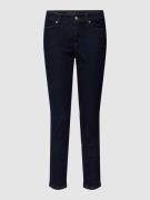 Cambio Slim Fit Jeans mit Label-Detail Modell 'PIERA' in Dunkelblau, G...