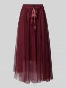 miss goodlife Maxirock mit elastischem Bund in Bordeaux, Größe S
