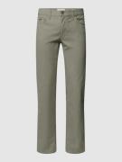 Brax Straight Fit Chino mit 5-Pocket-Design Modell 'Cadiz' in Oliv, Gr...