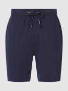 Christian Berg Men Sweatshorts aus reiner Baumwolle in Marine, Größe S