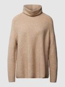 JC Sophie Rollkragenpullover aus Woll-Mix mit Alpaka-Anteil in Sand Me...