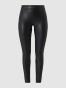 Tom Tailor Denim Leggings in Leder-Optik in Black, Größe S