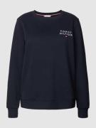 TOMMY HILFIGER Sweatshirt mit Label-Stitching in Marine, Größe XS