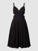 Luxuar Cocktailkleid mit Cut Out in Black, Größe 44