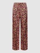 Second Female Hose mit floralem Allover-Print Modell 'Victory' in Rosa...