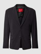 HUGO 2-Knopf-Sakko mit Pattentaschen in Black, Größe 46