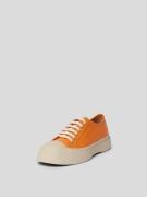 Marni Plateau-Sneaker aus Leder in Orange, Größe 40