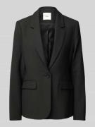 s.Oliver BLACK LABEL Blazer mit Knopfverschluss in Black, Größe 34